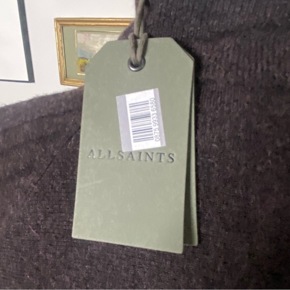 ALLSAINTS Brown Margot Dress Sweater ONLY Medium NWT $329 - Picture 6 of 8